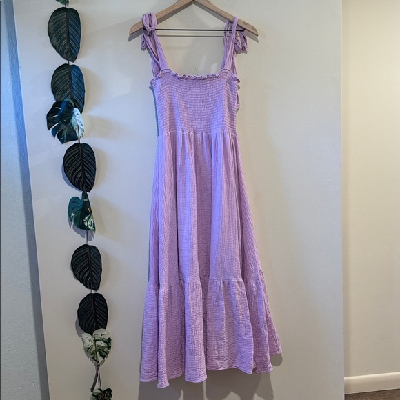 O.P.T. Purple Gauze Dress M - Picture 6 of 6